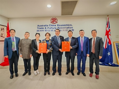 天朝上品亮相澳中經貿交流洽談會贏得好評如潮